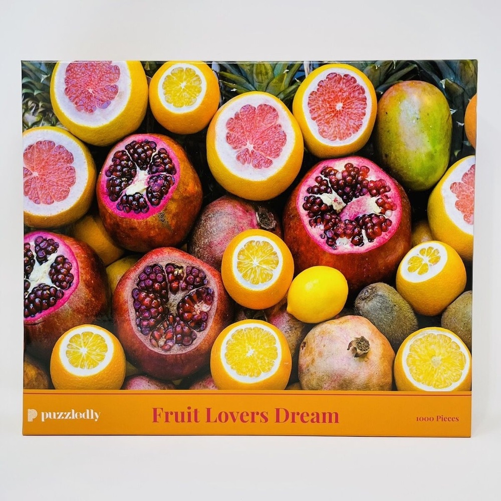 Puzzledly Fruit Lovers Dream 1000 Piece Jigsaw Puzzle